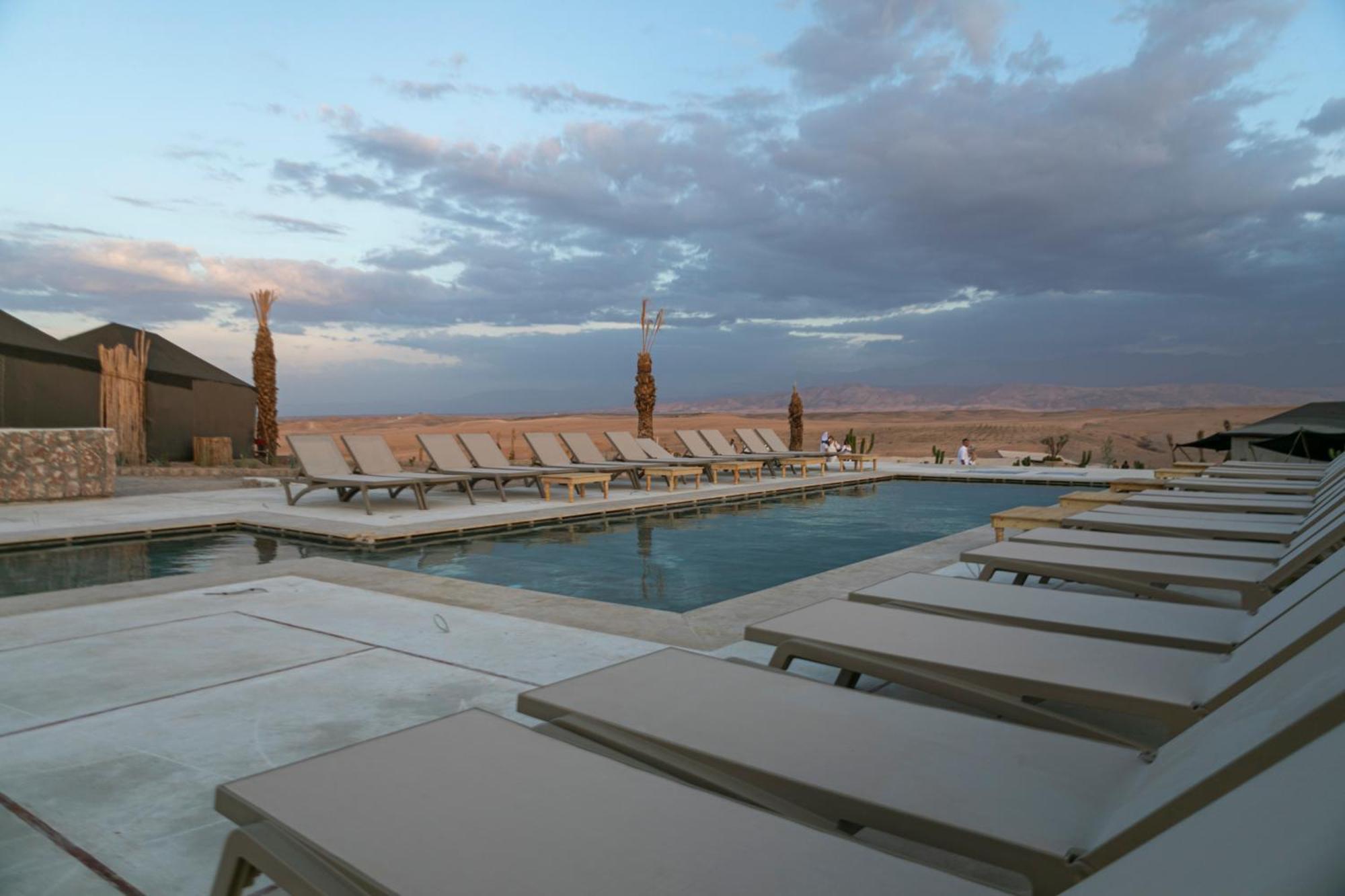 Le Bedouin Agafay Villa Marrakesh Bagian luar foto