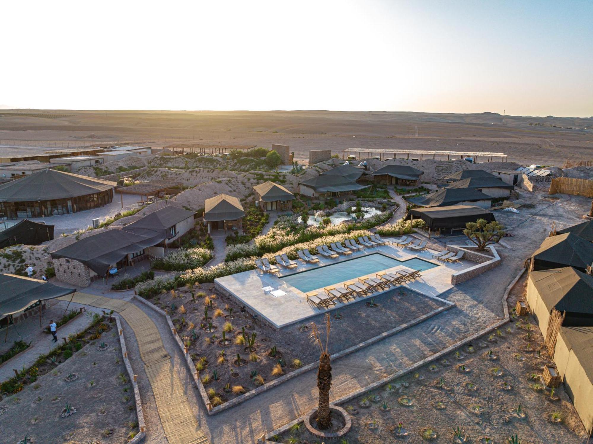 Le Bedouin Agafay Villa Marrakesh Bagian luar foto
