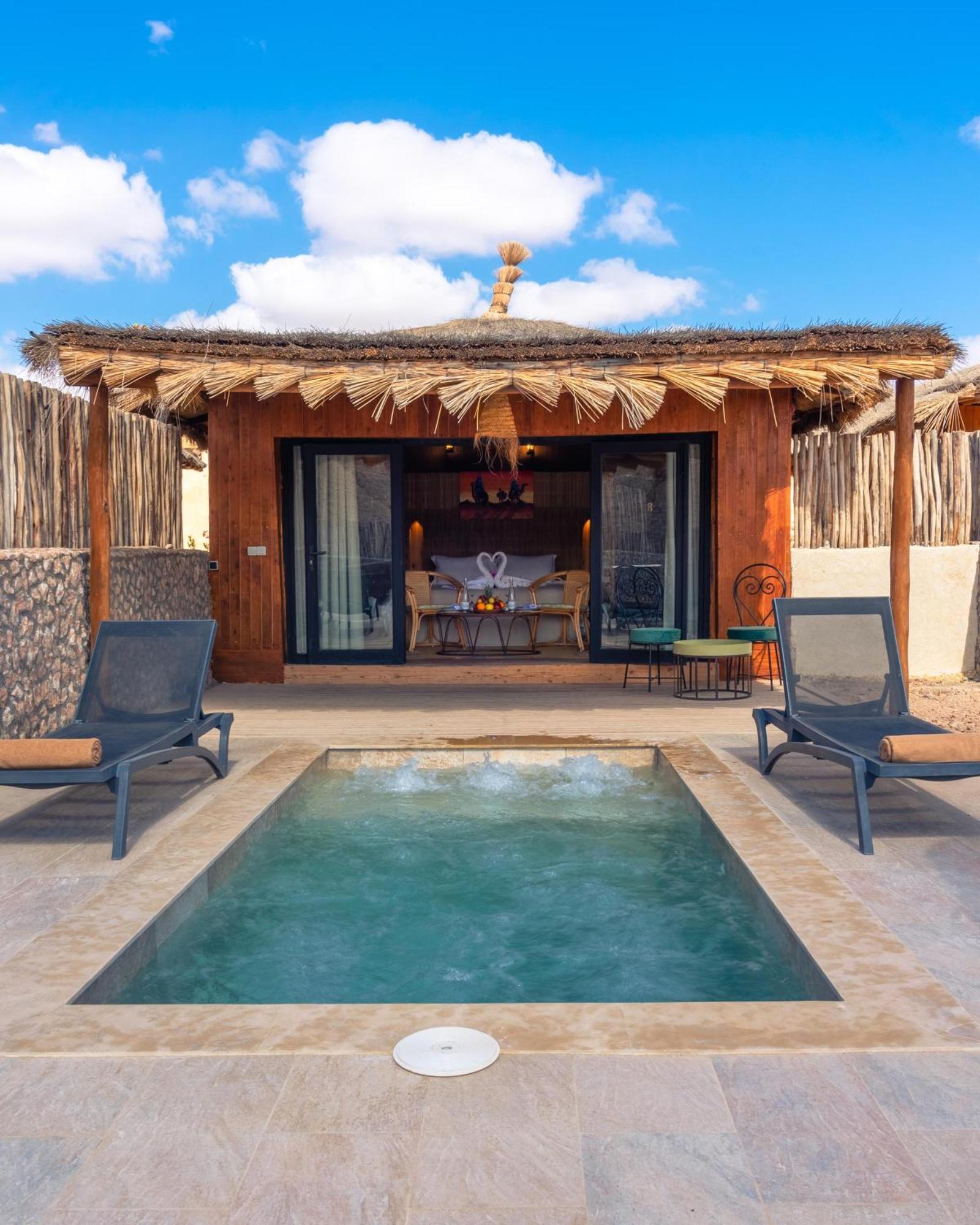 Le Bedouin Agafay Villa Marrakesh Bagian luar foto